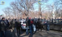 Малоброен протест в подкрепа на Волгин