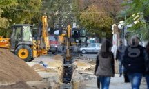 Ремонт блокира централна улица във Варна