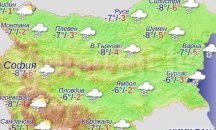 Пориви на вятъра до 72 км в час в Русе