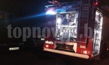 Горя столовата на училището в Камено