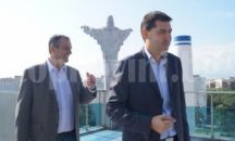 Христос остава върху сградата на центъра за управление на транспорта