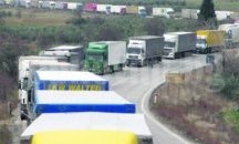 Опашката от тирове при ГКПП „Кулата“ е над 8 км