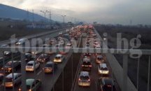 Тапа на Околовръстното от "Горубляне" към "Младост" заради катастрофа