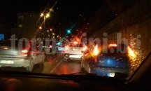 Джип на СОТ блъсна кола близо до Румънското посолство
