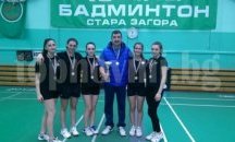 Състезателките на СК „Бадминтон“ - Разград са вицешампионки на България при 19-годишните