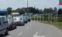 Опашки от коли и ТИР-ове в Кресненското дефиле