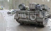 Танк и кола се сблъскаха в Норвегия, един човек загина
