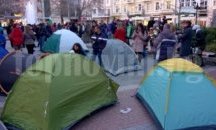 Въпреки че Борисов подкрепи къмпингуващите, протести имаше в няколко града