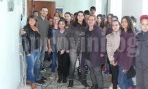 Ивайло Захариев от „Под прикритие“ запозна младежите в Левски с опасностите от наркотиците