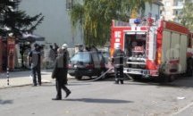 Млад пожарникар в болница след гасене на пожар край Сандански