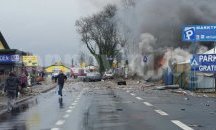 Склад за фойерверки избухна в Полша, има пострадали