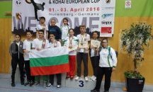 Каратеките на Спартак 14 с отлично представяне на Европейското в Германия