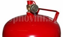 Газова бутилка горя в Бяла