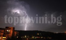 Жълт код за силен вятър и гръмотевици в област Добрич