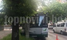 Алергичен шок получил шофьорът блъснал автобус в Стара Загора