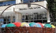 Великденска украса грейна в центъра на Стара Загора