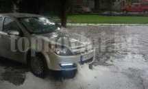 Силна градушка и порой удариха Пазарджик