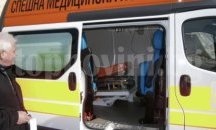 Бетоновоз се преобърна в Промишлената зона