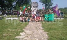 Ученическа група от Великотърновско се включи в туристическия поход "По пътя на Ботевата чета"