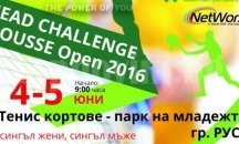 Русе приема турнир от веригата "Amateur Tennis Bulgaria" - HEAD CHALLENGE