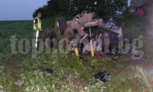 Двама мъже загинаха на място при катастрофа в Разградско