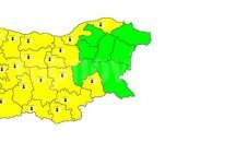 61 км/ч достигна скоростта на вятъра над Русе