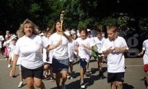 Щафета с олимпийски огън на "Бачиново"