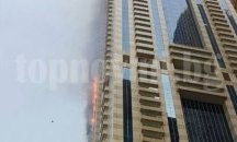 75-етажен небостъргач пламна в Дубай