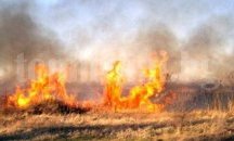 Пожар бушува близо до благоевградски квартал