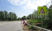 Пропадна част от пътя между Самоводене и Първомайци