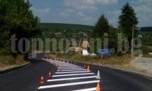 До две седмици завършва превантивният ремонт на 15 км от път Разград-Попово