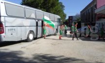 "Фолксваген" остана без гуми до стадиона в квартал "Локомотив" в Русе