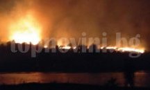Пожарът в Харманлийско унищожи 45 000 дка досега