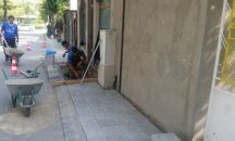 Ремонтират тротоари в Търговище