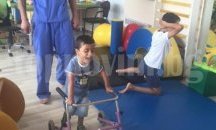 Тригодишно дете с церебрална парализа проходи след рехабилитация във „Виница“