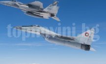 Министърът на отбраната Николай Ненчев участва в заключителните полети от Air Policing