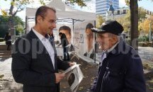 Общинският председател на ДБГ откри предизборната шатра на РБ в Бургас