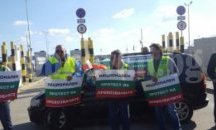 10 км опашка на Капитан Андреево след блокадата