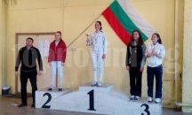 Добромира Пандова завоюва сребърен медал от първия кръг на състезанието по рапира за Купа България