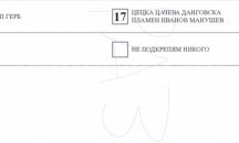 1902-ма души в Благоевград с вот "Не подкрепям никого"