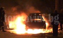 Автомобил пламна на главния път между Горни Дъбник и Телиш