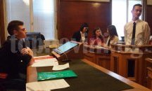 Младежи разиграха наказателен симулативен процес в Русенски окръжен съд