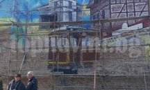 Стари сгради от "Княжево" се появяват върху фасадата на кварталното кметство