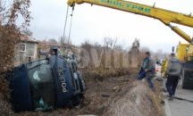 Полицейски бус се преобърна край Пъстрогор