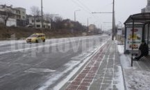 Първи сняг вали във Варна