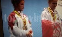 Сливналийка със сребро от Европейското по щанги в Израел