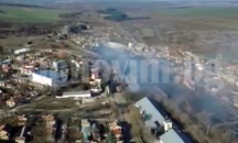 Дрон засне Хитрино след взрива (ВИДЕО)