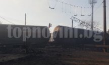 Влакът в Хитрино се е движел с по-висока от разрешената скорост