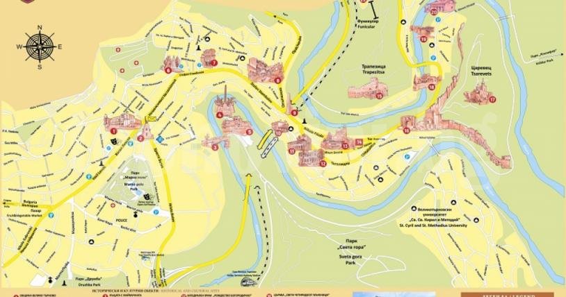 Bezplatna Turisticheska Karta Na Veliko Trnovo