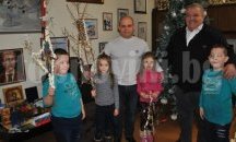 Две двойки близнаци наричаха за здраве в Община Русе